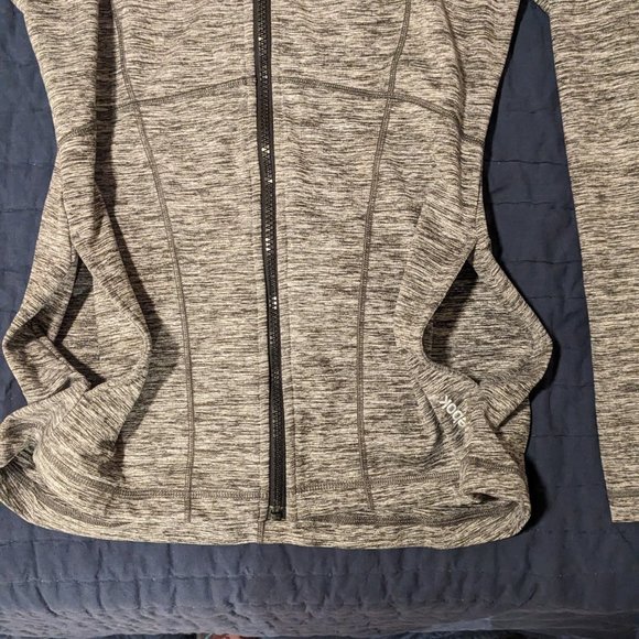 Reebok - grey space-dyed athletic zip up - size S - Picture 7 of 7